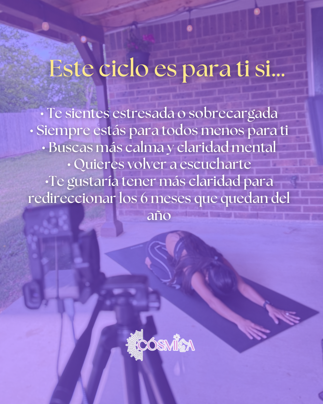 Soy Mi Prioridad | 8 Clases de Yoga Online